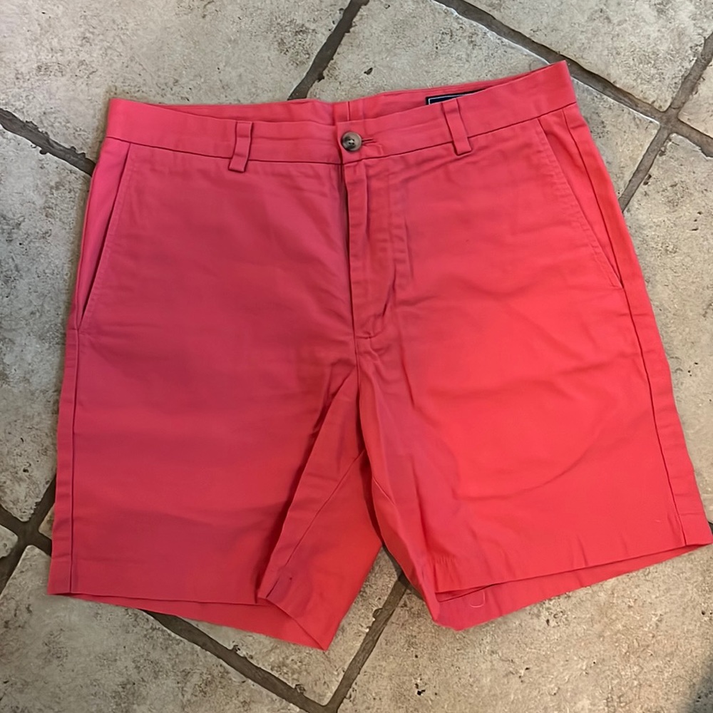 Vineyard Vines Breaker Shorts, Salmon Size 32